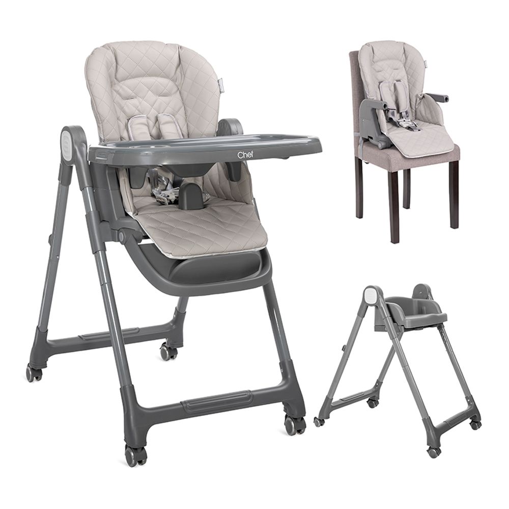 Lorelli Hranilica  Chef 3U1, Beige Leather + POKLON Siperak i zdjelica za bebe slika 2
