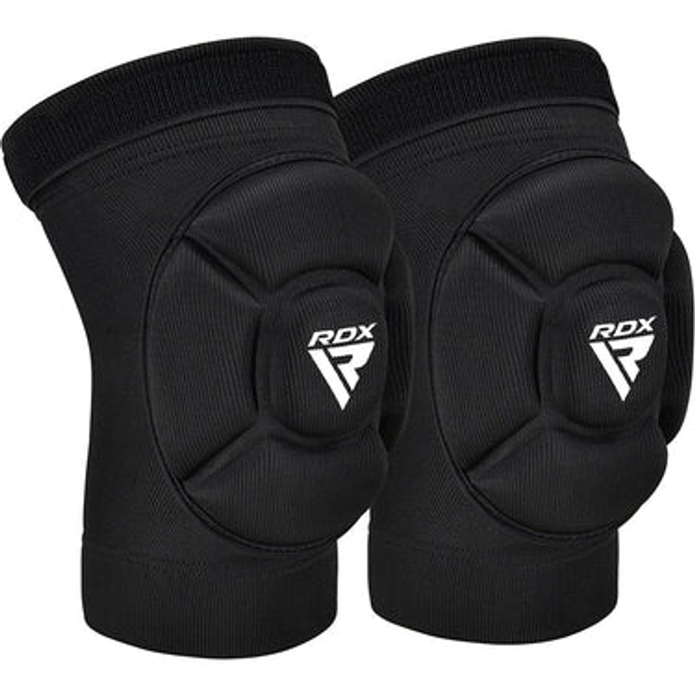 RDX Sports Štitnici za koljena za MMA i Muay Thai – Crno/Bijeli - M slika 1