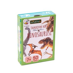 VRABAC LEARN&PLAY, edukativne karte Dinosaurusi