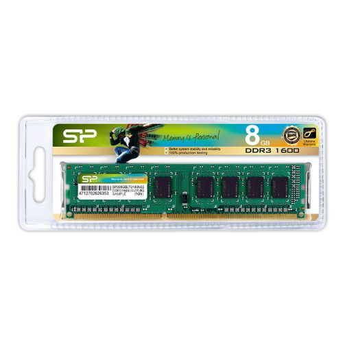 Silicon Power SP008GBLTU160N02 DDR3 8 GB, 1600MHz, UDIMM, CL11 1.5V, 512Mx8 slika 2