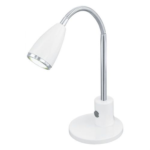 Eglo fox stona lampa/1, led, gu10, 1x3w, 240lm, bela/hrom  slika 1