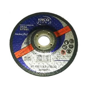 Incoflex brusna ploča za brušenje metala 125 x 8 x 22,2 mm