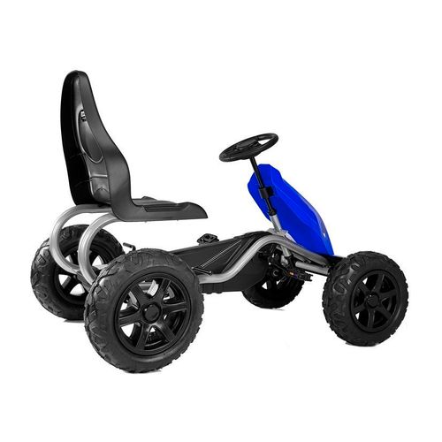 Gokart na pedale B012 - gume na pumpanje - plavi slika 4