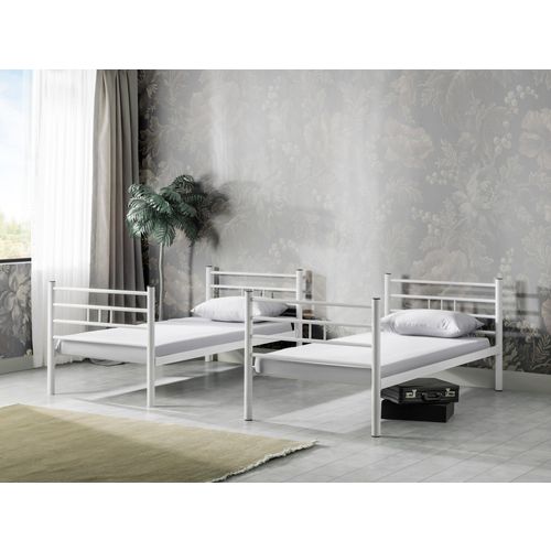 R70 - White, (90 x 190) White Bunk Bed slika 2