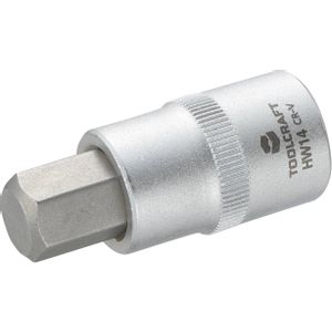 TOOLCRAFT 816161 unutarnji šesterokutni bit za nasadni ključ 14 mm 1''