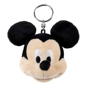 Privjesak za Ključeve Plišanac Mickey Mouse Crna