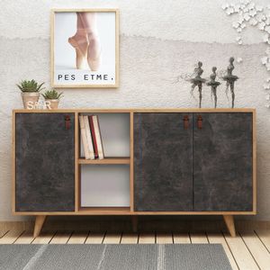 Planky Oak
Dark Grey Console