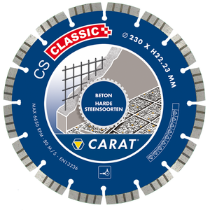CARAT dijamantna ploča za beton CSC2303000 Ø230x22.23mm CS CLASSIC
