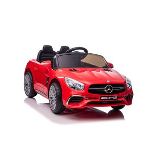 Licencirani auto na akumulator Mercedes SL65 S LCD - crveni/lakirani