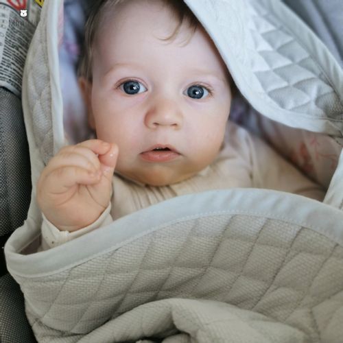MimiNu prekrivač za bebe Velvet Safari slika 3