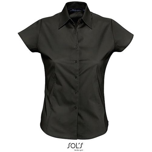 EXCESS ženska košulja sa kratkim rukavima - Crna, M  slika 5