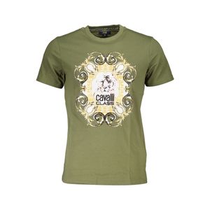 CAVALLI CLASS T-SHIRT SHORT SLEEVE MAN GREEN