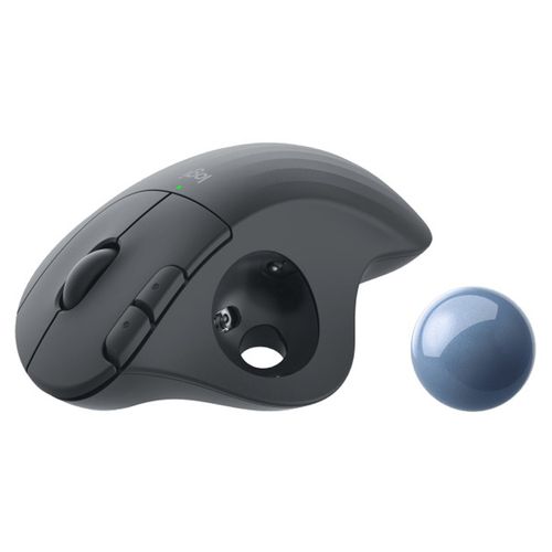 LOGITECH M575 ERGO Bluetooth Trackball Graphite miš slika 4