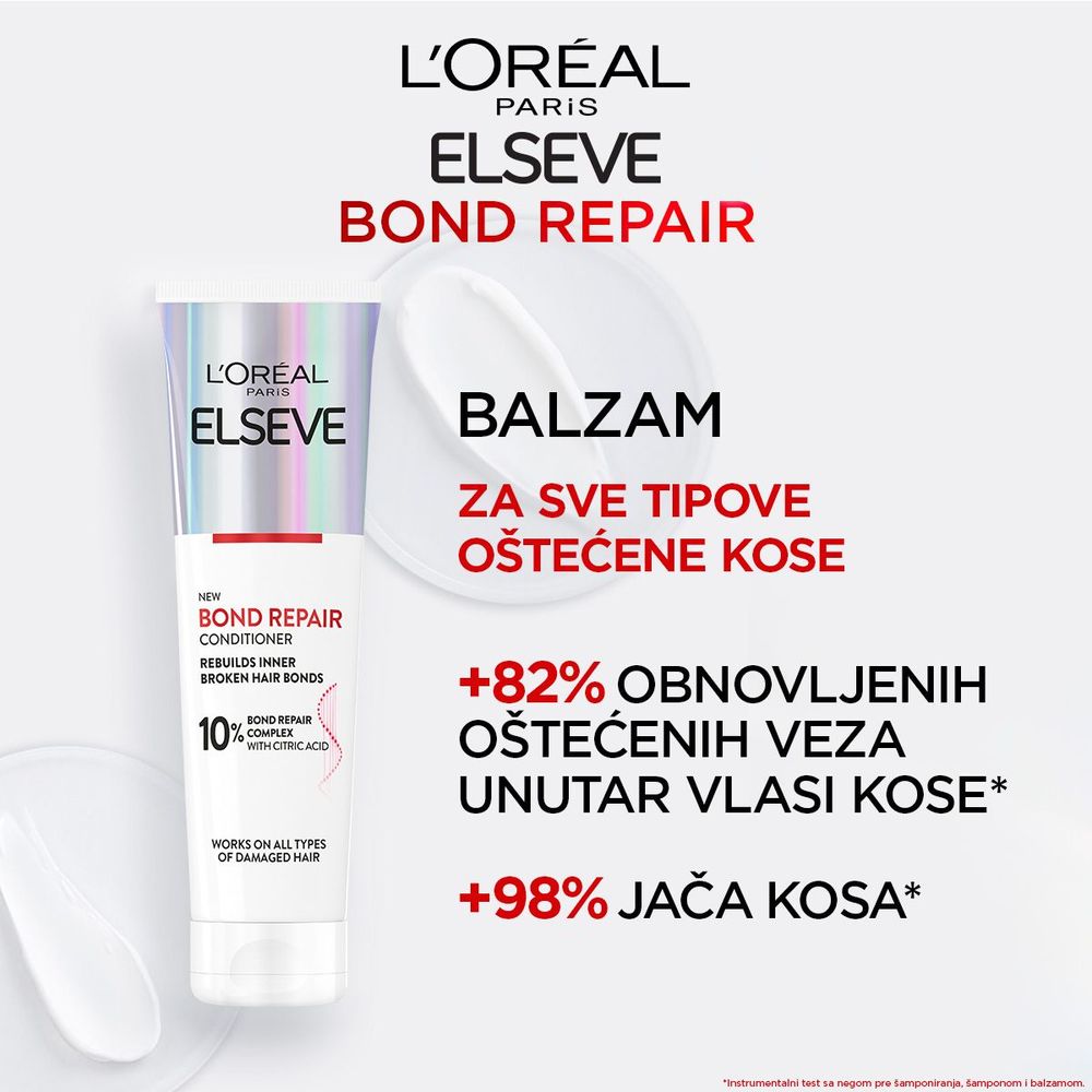 L'Oréal Paris Elseve bond Repair Regenerator za kosu 150 ml slika 2