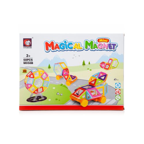 Magnetni blokovi Magical Magnet Mini - 68 komada (3+) slika 6