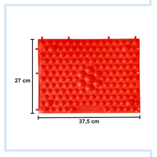 Masažna podloga za stopala crvena slika 5