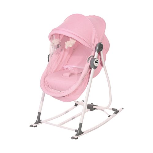 LORELLI CRADLE ALICANTE Kolijevka i Njihalica za Bebe 2u1 Pink (0-6mj/do 9kg) slika 4