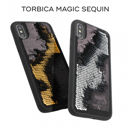 Torbica Magic Sequin za iPhone 7/8/SE 2020/2022 srebrna slika 1