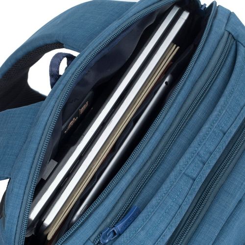 Ruksak RivaCase 17.3" Biscayne 8365 Blue carry-on laptop backpack slika 6