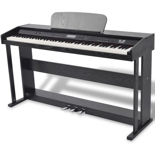 Digitalni klavir s pedalama crnom melaminskom pločom i 88 tipki slika 1