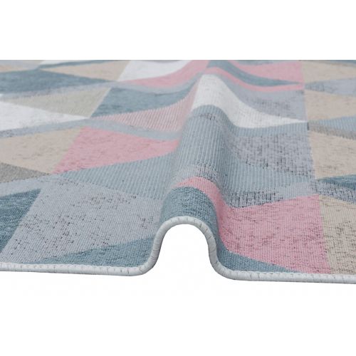 Conceptum Hypnose  Ar 10 - Blue, Pink  Blue
Pink
Beige
Grey Rug (80 x 150) slika 3