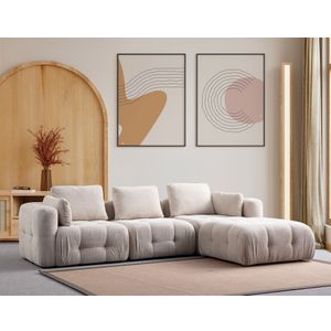 Amaris Trosetna Sofa sa Pouffom - Bež