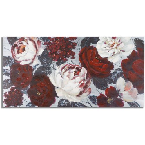 Mauro Ferretti Slika bijeli/crveni cvijet tamna poleđa cm 120x3, 7x60 slika 1