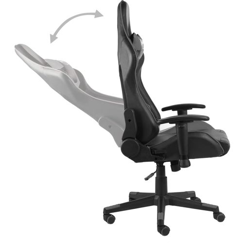 Okretna igraća stolica siva PVC slika 19