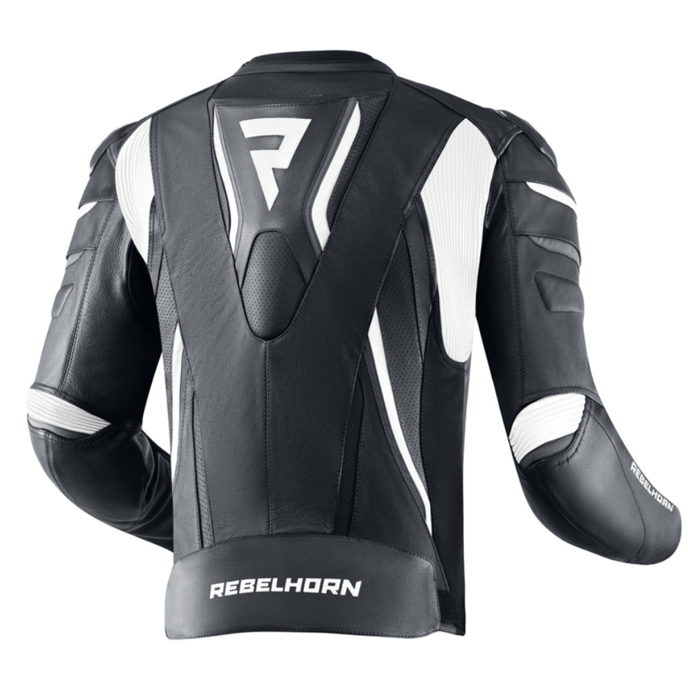 Rebelhorn Fighter Black/White kožna jakna slika 2