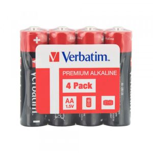 Baterija LR 6 alkalna Verbatim AA 1/4 u celofanu