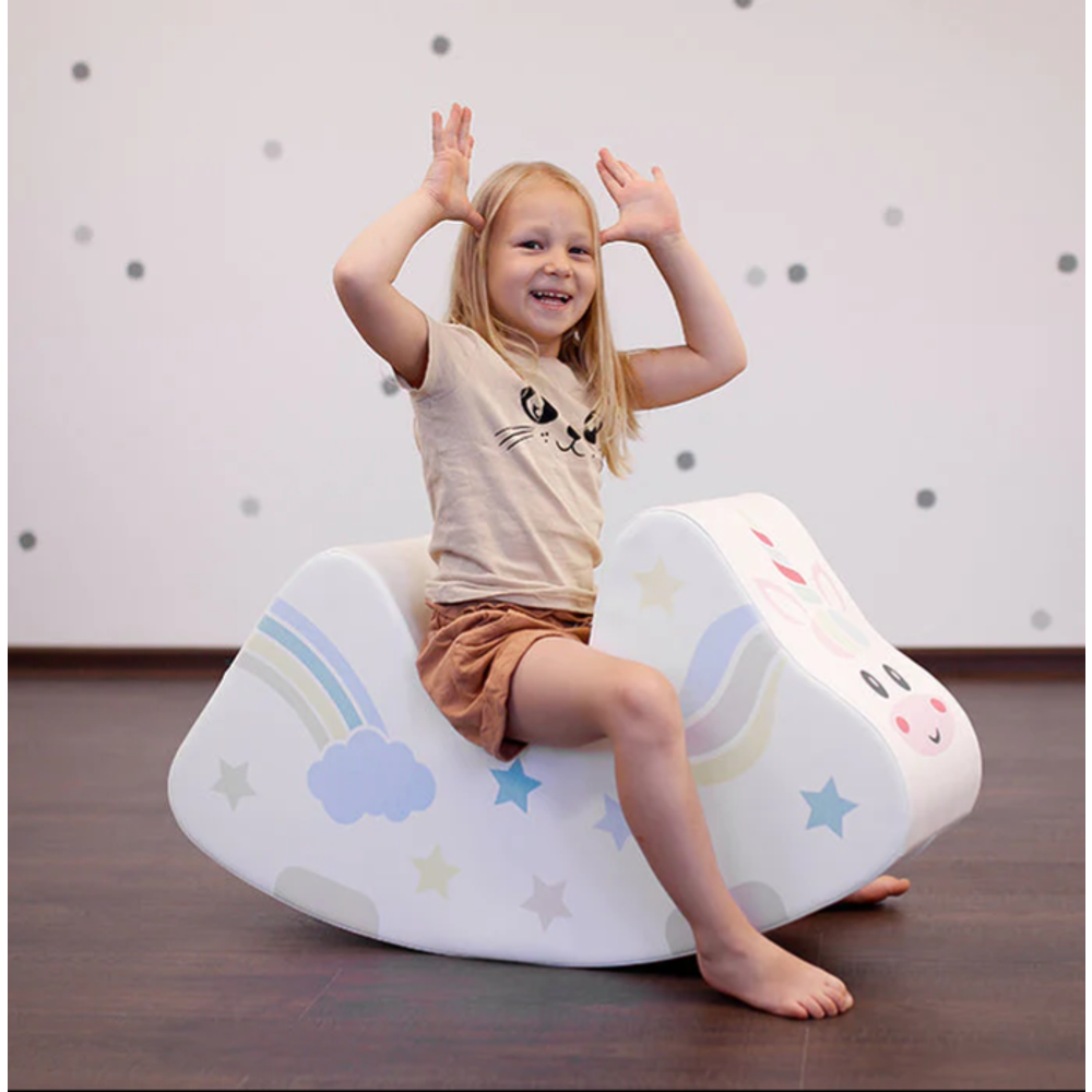IGLU Soft Play Ljuljačka JEDNOROG - Bijeli slika 4