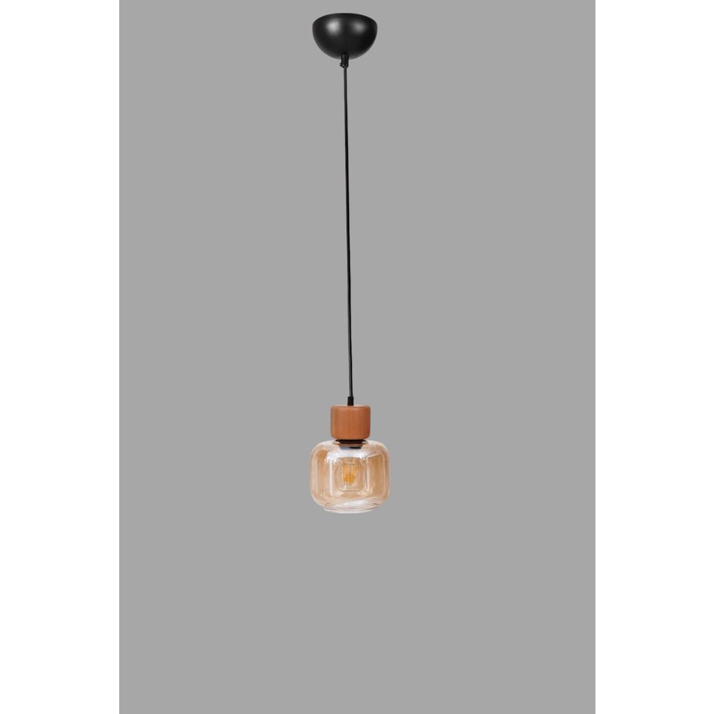 Opviq Luster 642, med, hrast, crna slika 3