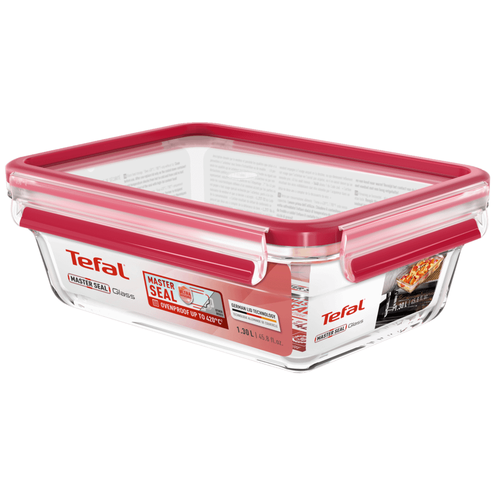 Tefal Staklena posuda sa poklopcem, 1.3 lit., MasterSeal Glass - N1041010 slika 1