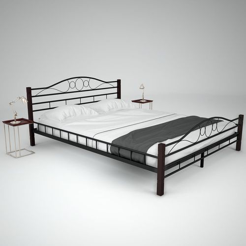 Krevet s madracem od memorijske pjene metalni 160 x 200 cm slika 27