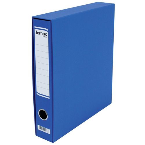 Registrator FORNAX Office A4 sa kutijom plavi uski slika 1