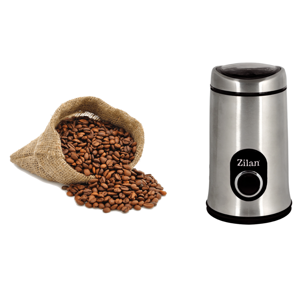Zilan Mlin za kavu, spremnik 50 g., 150 W, INOX/crna - ZLN8013/BK slika 3