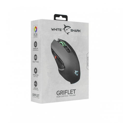 White Shark WS GM 5011 GRIFLET, Mouse Black slika 5