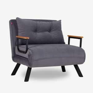 Atelier Del Sofa Sando Single - Grey Grey 1-Seat Sofa-Bed
