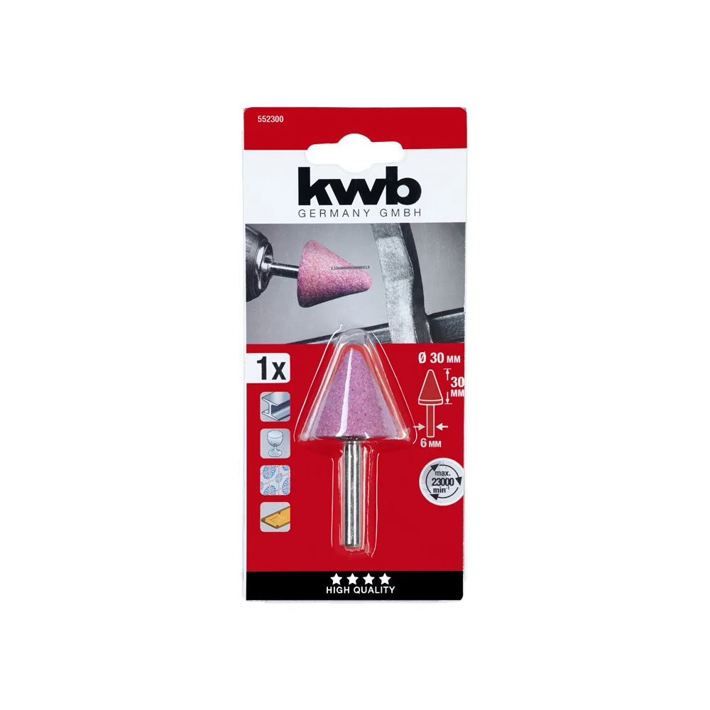 KWB brus za bušilicu 6 mm, konusni - špicasti 30 x 30 mm slika 2