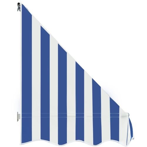Bistro tenda 350 x 120 cm plavo-bijela slika 10
