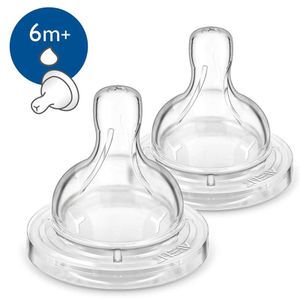 Silikonski sisač sa prorezom (6m+) a2 - Philips AVENT