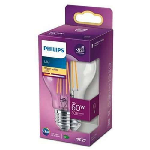 Philips PS760 LED classic SIJALICA 7W (60W) A60 E27 WW 2700K CL ND RFSRT4 slika 1