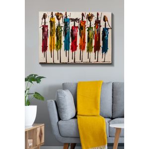 Dekorativna Slika na Platnu (70 x 100 cm) - 125 Multicolor