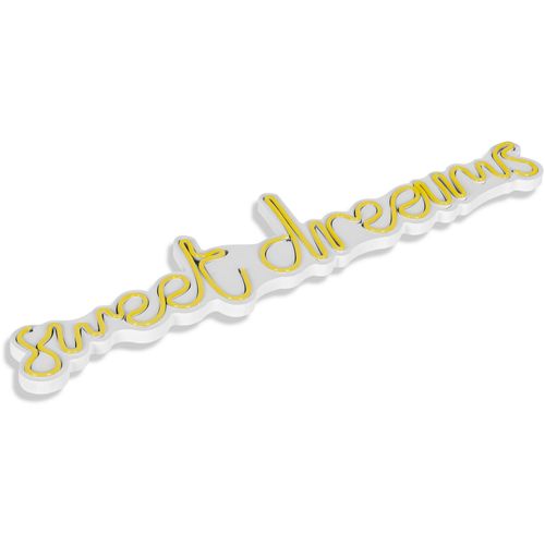 Wallity Ukrasna plastična LED rasvjeta, Sweet Dreams - Yellow slika 5