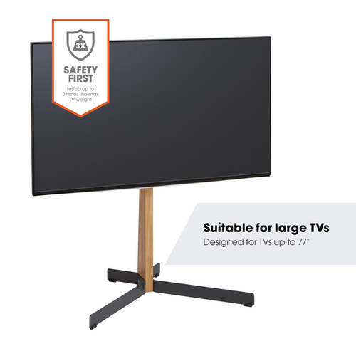 Vogels TVS3695, podni stalak za ekrane od 40"-77", do 50kg, crni slika 4