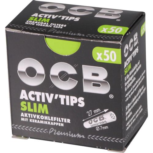 Filteri s aktivnim ugljenom Slim OCB 'Activ'Tips' - 50 komada slika 1