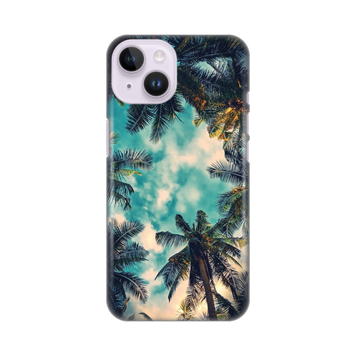 Torbica Silikonska Print Skin za iPhone 14 6.1 Palm tree slika 1