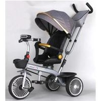 Baby Tricikl Lux sa tendom TS2741 Sivi