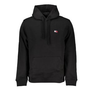 TOMMY HILFIGER MEN'S BLACK ZIPLESS SWEATSHIRT