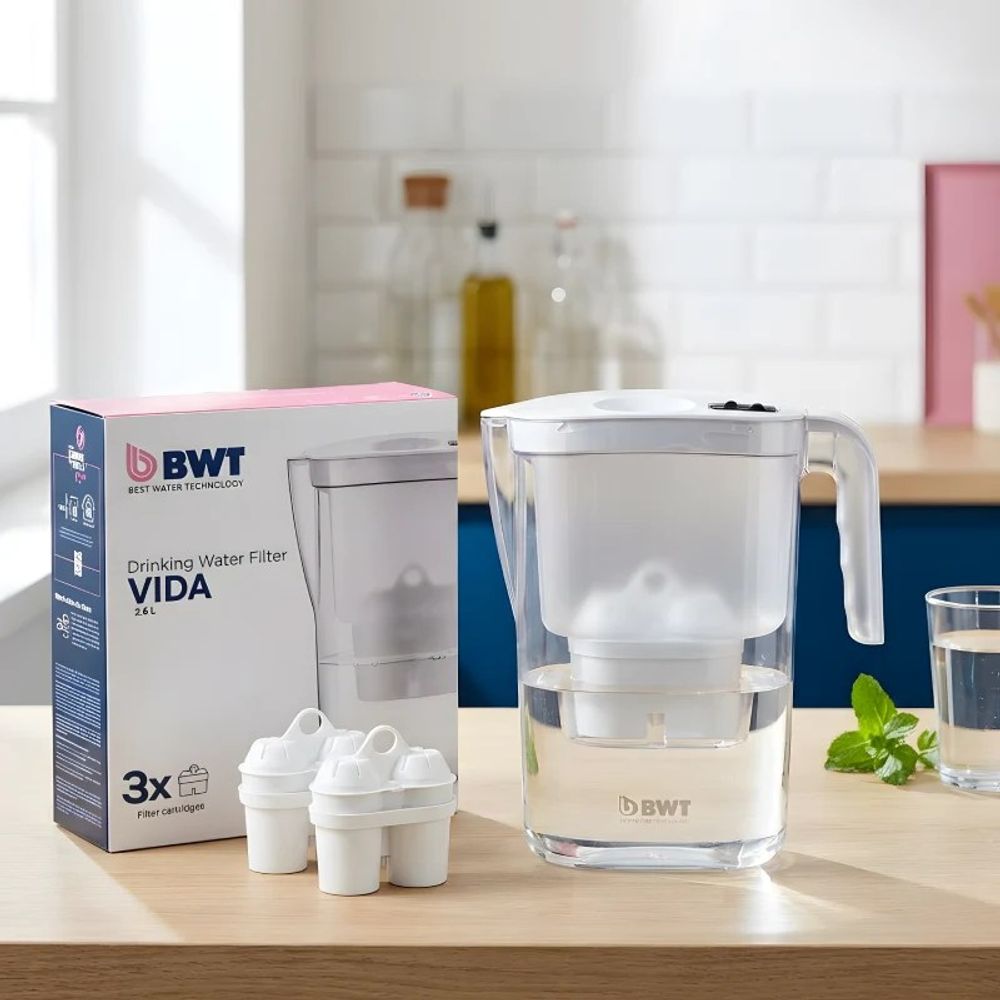 BWT Bokal za Filtriranje Vode Vida sa 3 Filtera slika 4